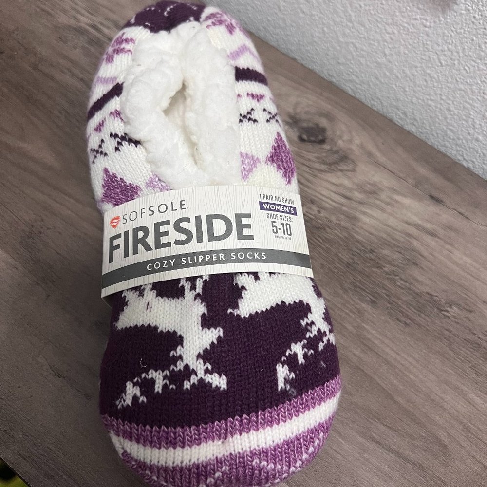 NWT Sofsole Fireside Cozy Slipper Socks